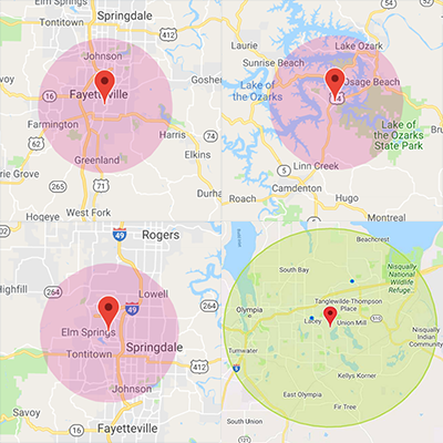 Client solutions for radio with location based Geo-Marketing